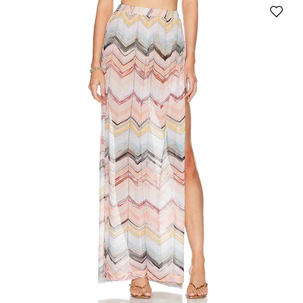 Missoni macro chevron knit trouser